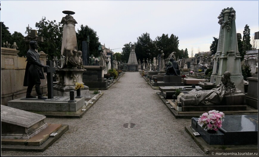 Место тишины и безмятежности в Милане — Cimitero monumentale