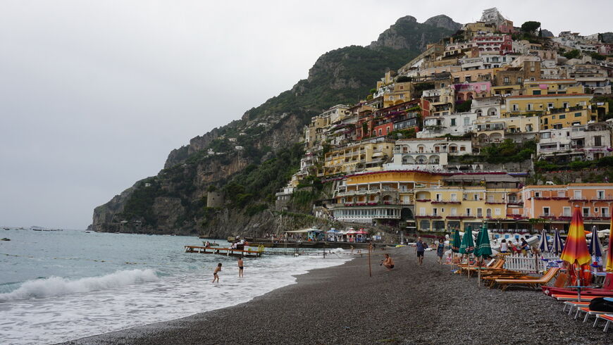 Большой пляж Позитано (Positano Spiaggia, La Spiaggia Grande)