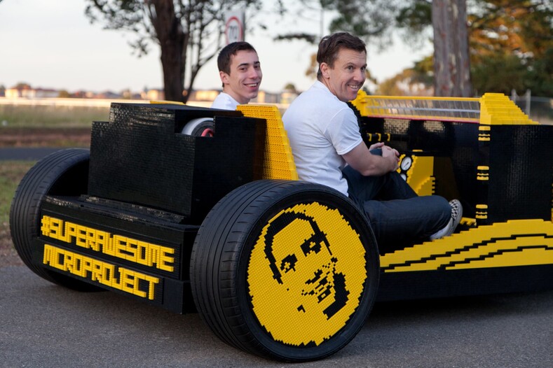 Стив Саммартино и Рауль Оайда представили автомобиль LEGO