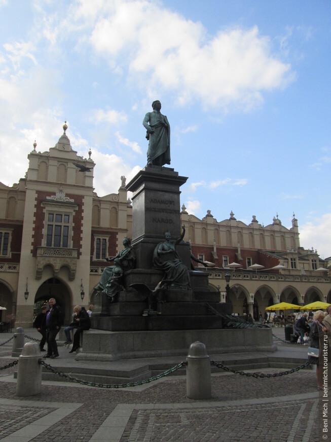 Памятник Адаму Мицкевичу на Рыночной площади