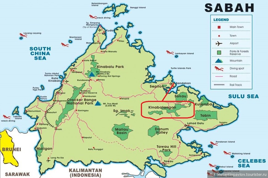 Экспедиция на Борнео. Сандакан. Носачи. Орангутанги