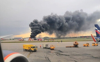 Самолёт Аэрофлота загорелся в Шереметьево: есть погибшие
