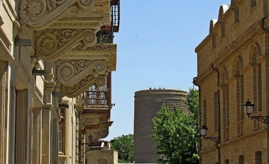 Старый город Ичери Шехер в Баку