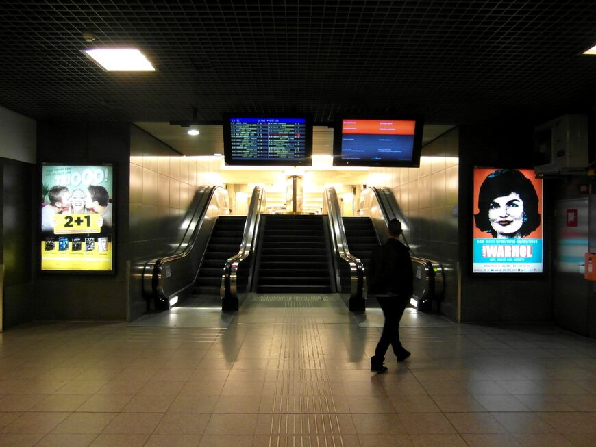 Южный ж/д вокзал Брюсселя (Вокзал Миди)