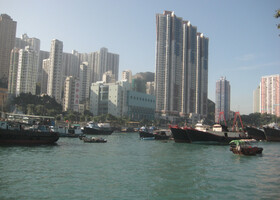Абердин. Плавучая деревня. Гонконг