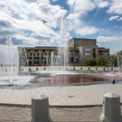 Светомузыкальный сухой фонтан в Череповце