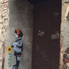 графити на старинном портале во Флоренции, 
экскурсии по Флоренции с частным индивидуальным гидом на русском языке