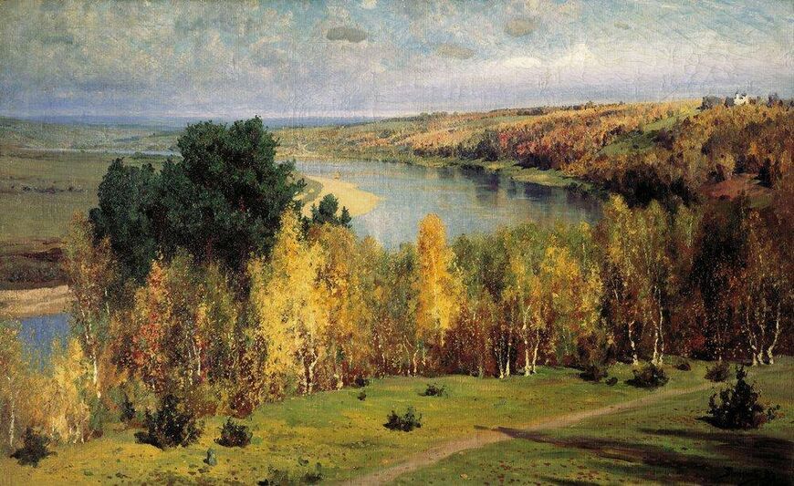 Одна из самых известных работ В. Д. Поленова - Золотая осень (1893)