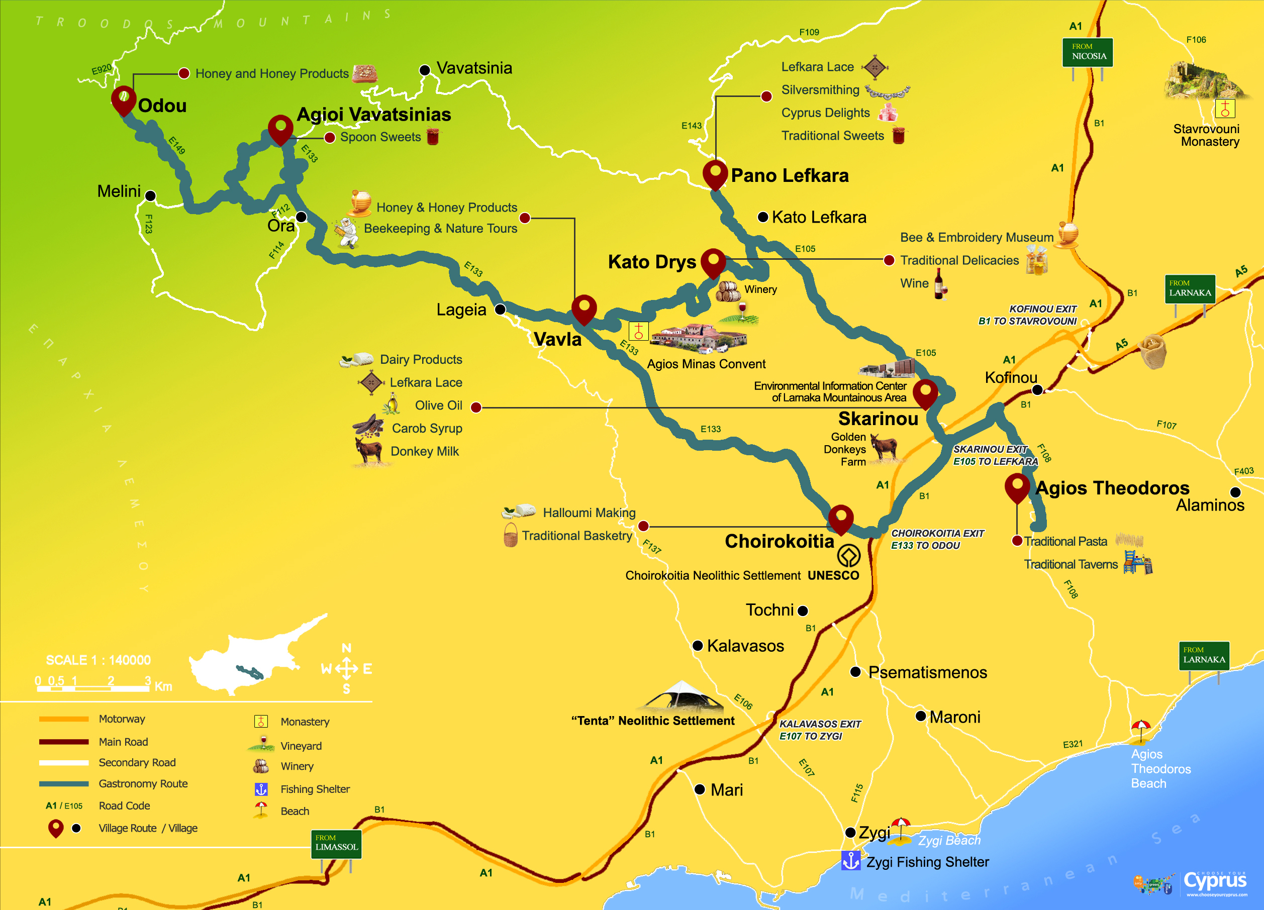 Ларнака карта гугл