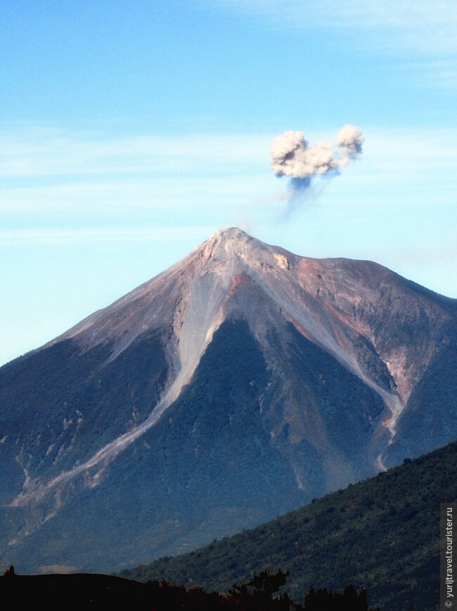 Вершина вулкана Фуэго