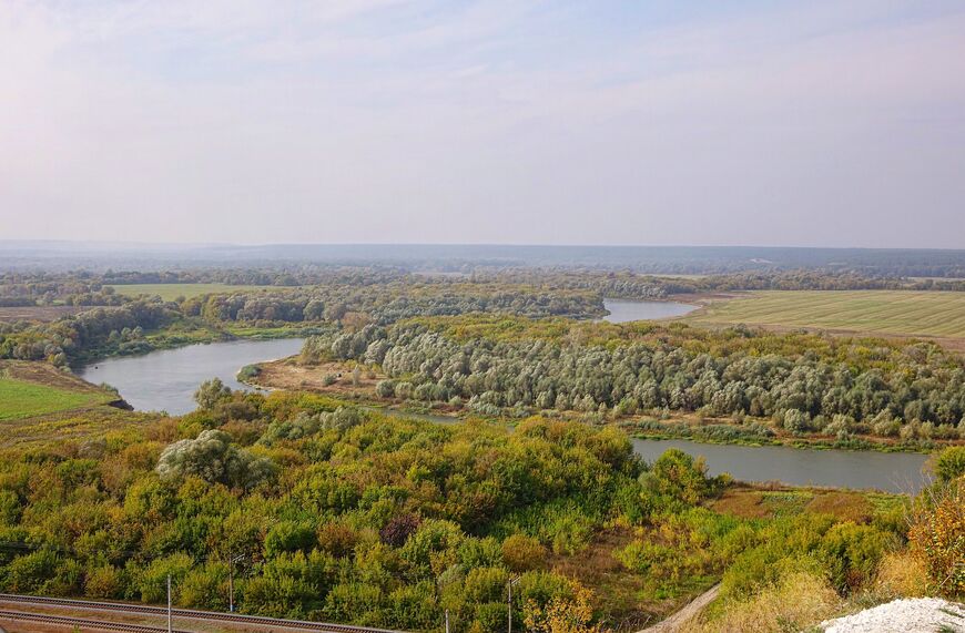 Просторы Дивногорья с видом на реку Дон