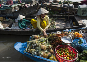 По пути к плавучим рынкам Кантхо 2 (Вьетнам)