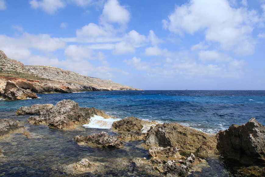 Пляж Гхар Лапси на Мальте