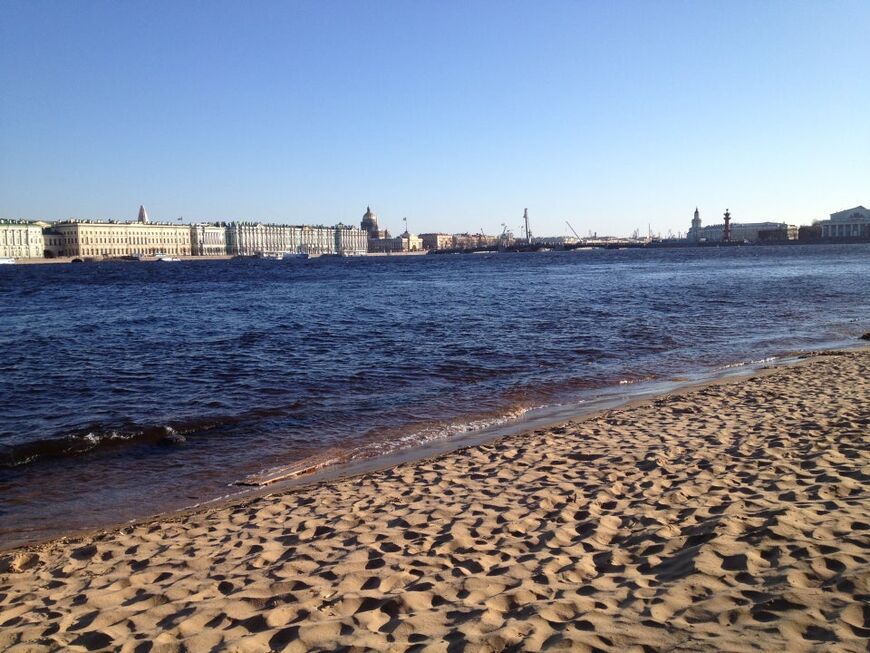 Пляж Петропавловской крепости