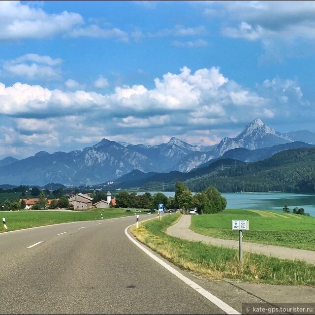 Германия. Бавария. На машине по Deutsche Alpenstrasse. Часть 1. От Боденского озера до Оберау