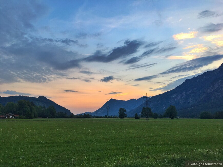 Германия. Бавария. На машине по Deutsche Alpenstrasse. Часть 1. От Боденского озера до Оберау