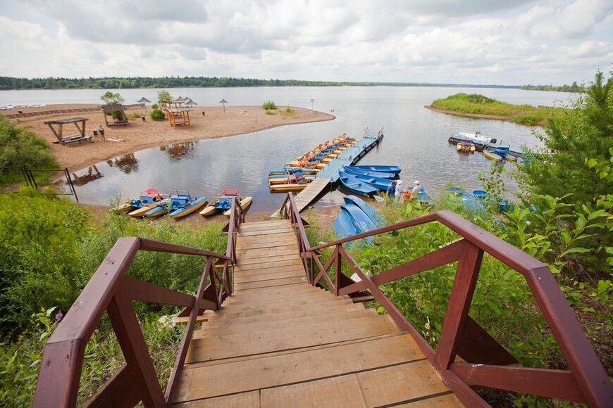 Пляж курорта «Усть-Качка» возле Перми