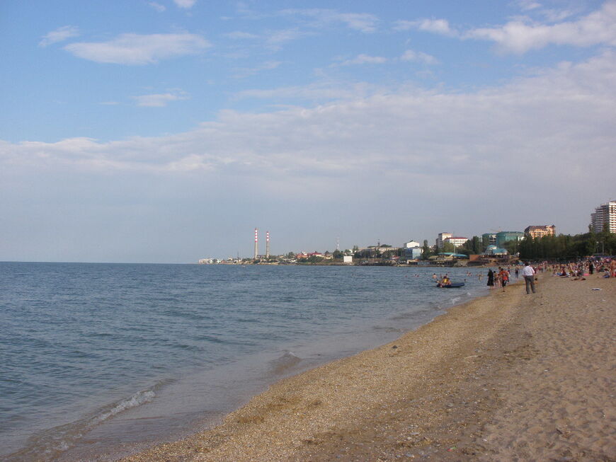 Городской пляж Махачкалы