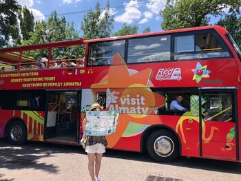 В Алматы появится двухэтажный экскурсионный автобус 