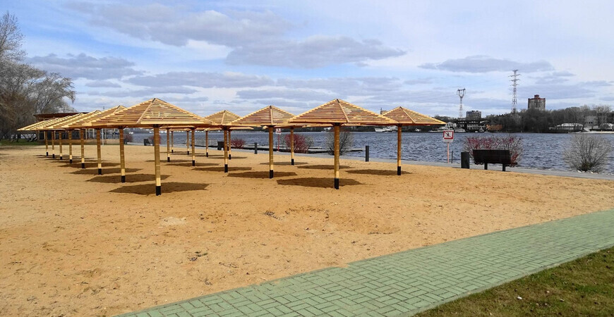 Покровский берег пляж москва