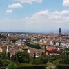 Общий вид на правый берег Флоренции с Пьяццале Микеланджело 