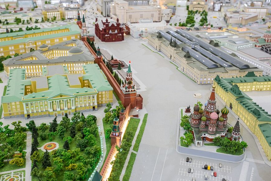 Архитектурный интерактивный макет Москвы