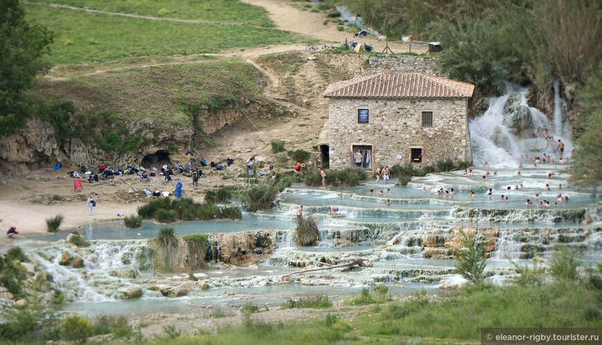 Возвращение в Тоскану. Термы Сатурнии (Cascate del Mulino)