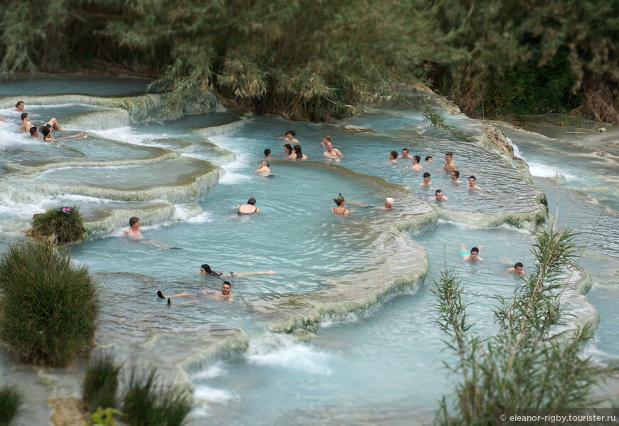 Возвращение в Тоскану. Термы Сатурнии (Cascate del Mulino)