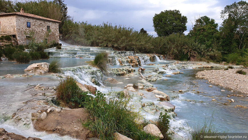 Возвращение в Тоскану. Термы Сатурнии (Cascate del Mulino)