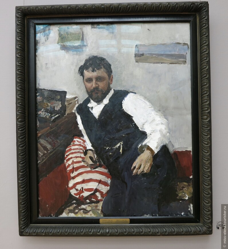 Валентин Серов. Портрет художника Константина Коровина. 1891г.