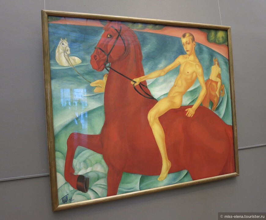 Купание Красного коня - самое главное достижение художника.