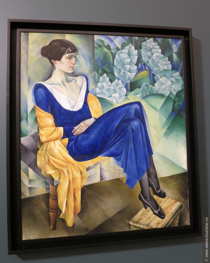 Натан Альтман. Портрет Анны Андреевны Ахматовой.1914г.