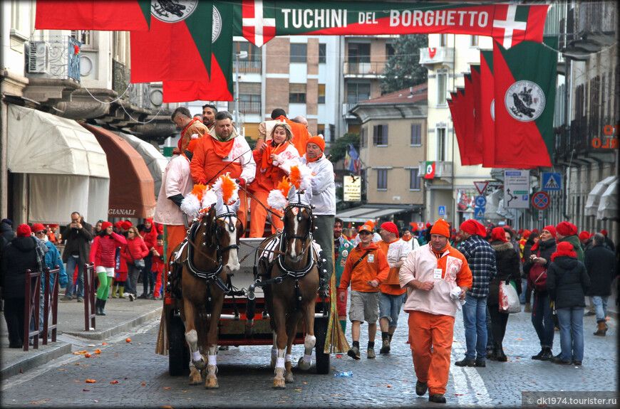 Карнавальная Италия — Апельсиновая баталия ч.1