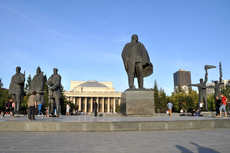 Площадь Ленина в Новосибирске