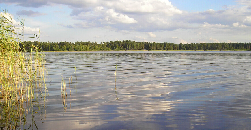 Озеро Большое Святое в Нижегородской области