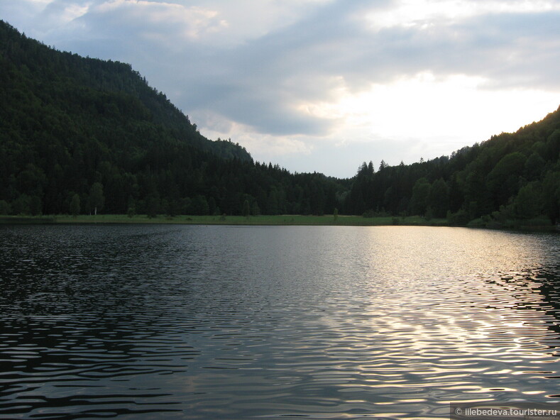 Ночной Фюссен и купание в озере