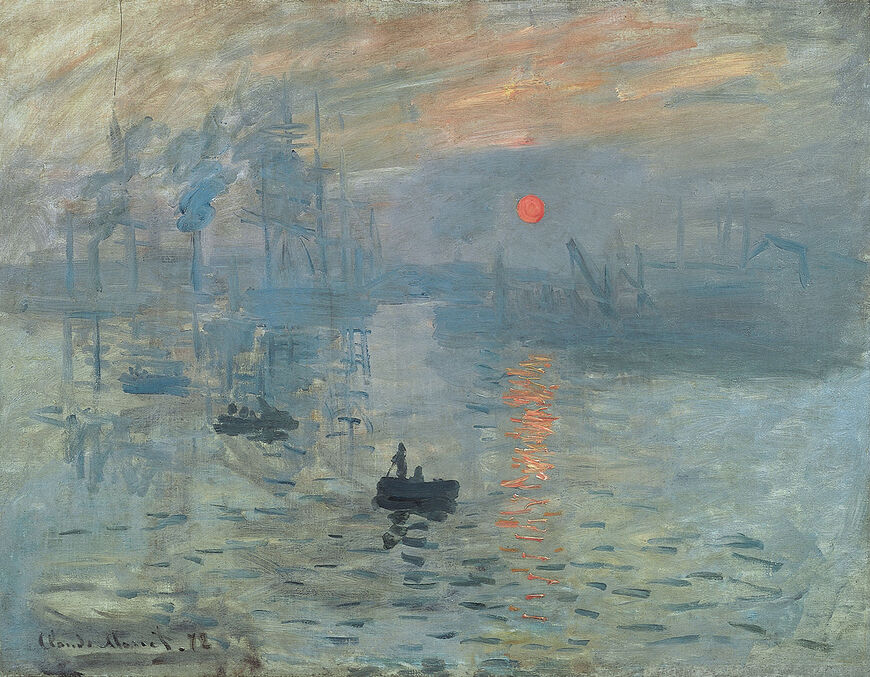 Картины Моне «Впечатление. Восход солнца»