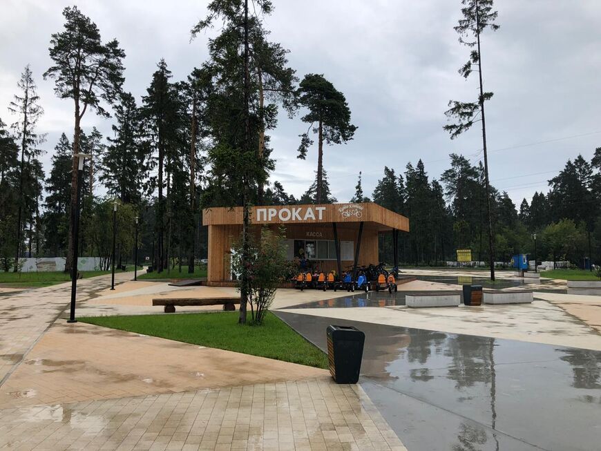 Пестовский парк в железнодорожном карта