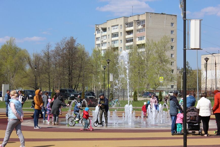 Светомузыкальные фонтаны в Егорьевске