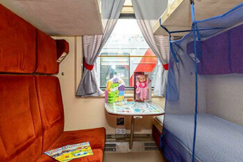 ФПК запустила первый поезд с детскими купе