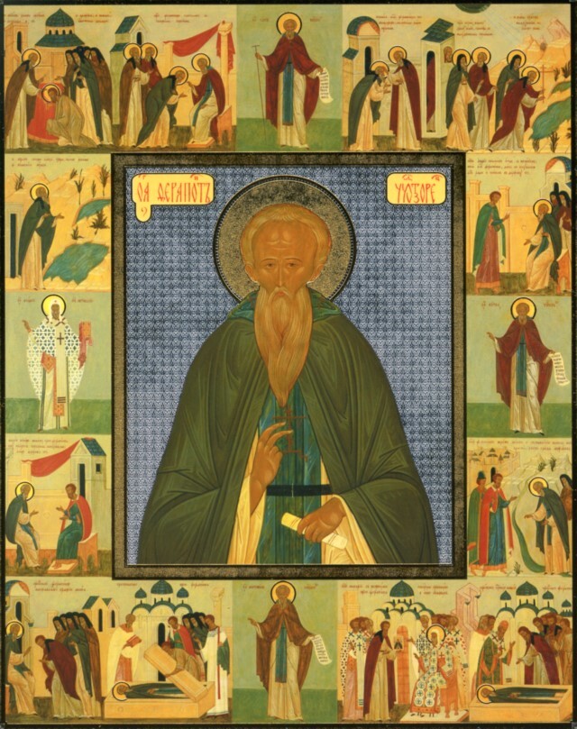 Преподобный Ферапонт, основатель Ферапонтова монастыря. 