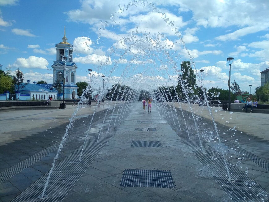 Поющие фонтаны Воронежа