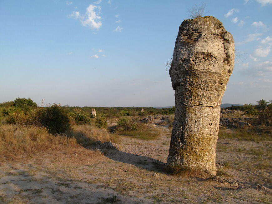 Камень, похожий на огромного титана