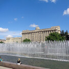 Фонтаны на Московской площади в Санкт-Петербурге