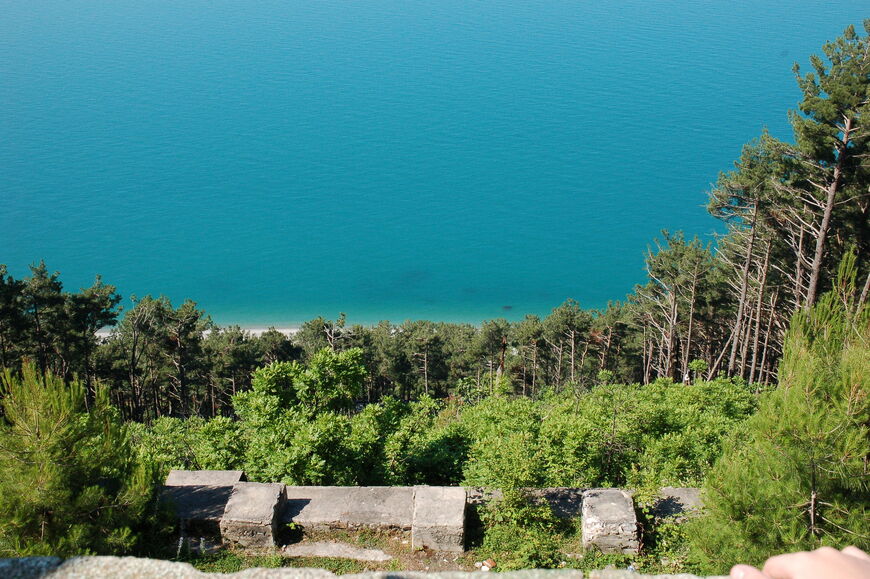 Вид с дачи на Черное море