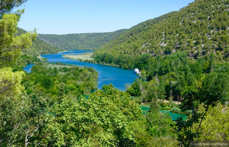 Скрадинский каскад водопадов в Хорватии