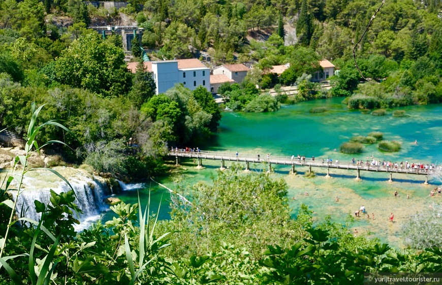 Скрадинский каскад водопадов в Хорватии