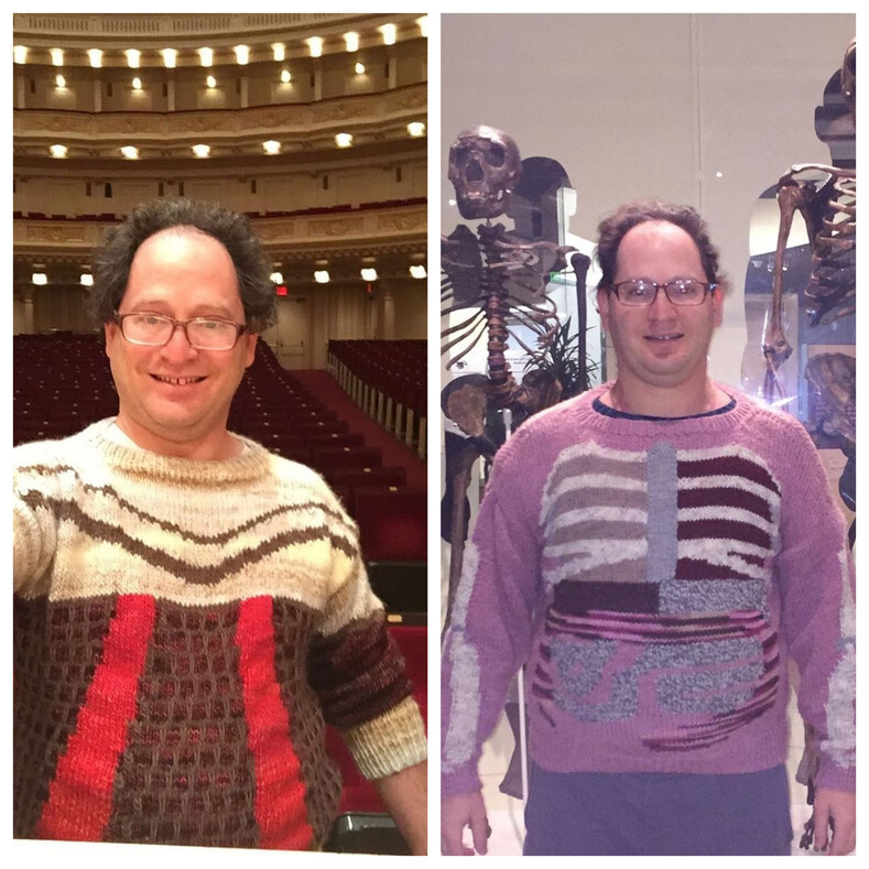 Мужчина связал 103 свитера, чтобы отправиться в путешествие (чудаковатые, но очень любопытные фото)
