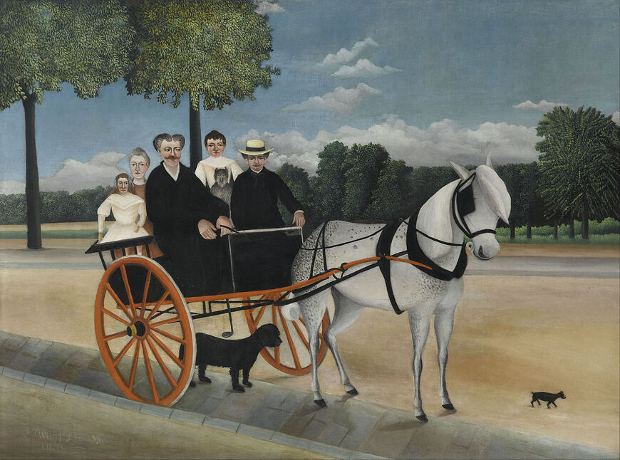 Анри Руссо «Повозка папаши Жунье» (1908 г.)