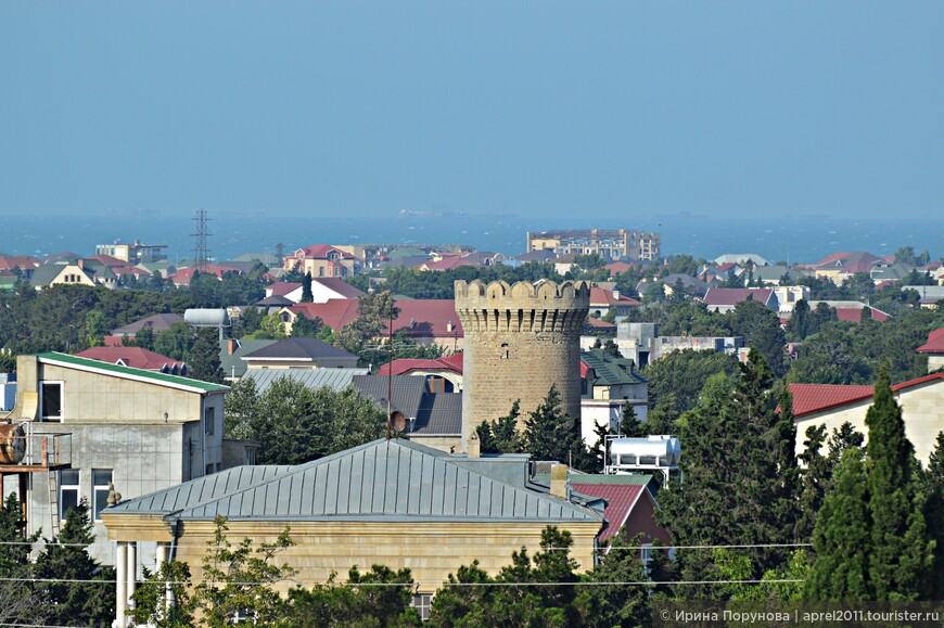 Вид с крепостной стены на окрестности